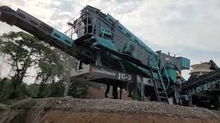 250-300 T/S Mobile Impact Crushing and Screening Plant