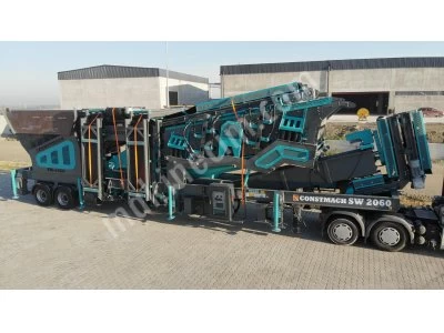 Mobile Sand Screening Washing Plant Between 60-200 T/H Capacity