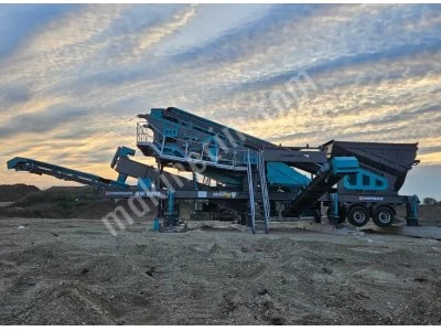 Mobile Sand Screening Washing Plant Between 60-200 T/H Capacity