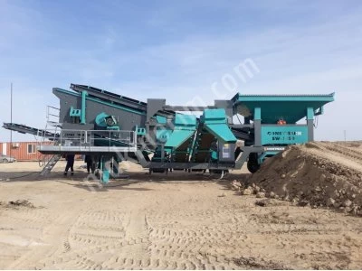 Mobile Sand Screening Washing Plant Between 60-200 T/H Capacity