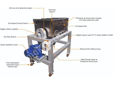250 Liter Horizontal U Type Ribbon Mixer