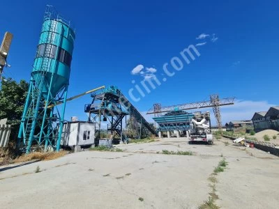 Sabit Beton Santrali 60 M3 Kapasiteli Hızlı Teslim