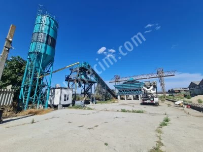 Sabit Beton Santrali 60 M3 Kapasiteli Hızlı Teslim