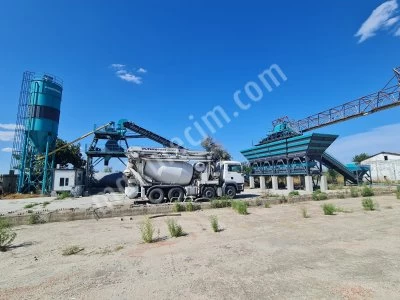 Sabit Beton Santrali 60 M3 Kapasiteli Hızlı Teslim