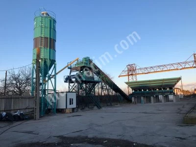 Sabit Beton Santrali 60 M3 Kapasiteli Hızlı Teslim