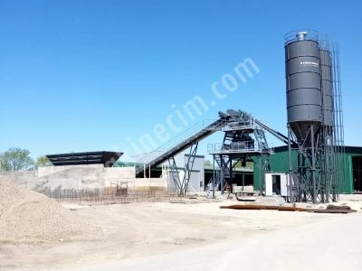 Sabit Beton Santrali 60 M3 Kapasiteli Hızlı Teslim