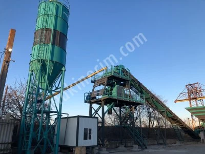 Sabit Beton Santrali 60 M3 Kapasiteli Hızlı Teslim