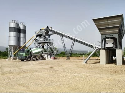 120 M3 Sabit Beton Santrali Uzun Ömürlü Kullanım