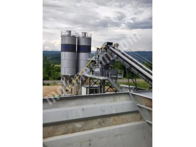 160 M3 Sabit Beton Santrali Güçlü ve Dayanıklı