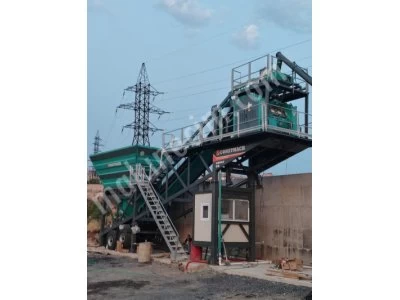60 M3 Seyyar Beton Santrali Hızlı Kurulum Avantajı