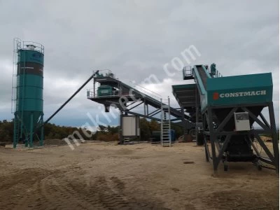 60 M3 Seyyar Beton Santrali Hızlı Kurulum Avantajı