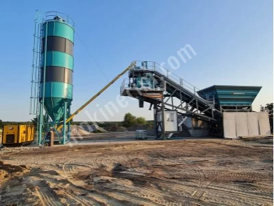 60 M3 Seyyar Beton Santrali Hızlı Kurulum Avantajı