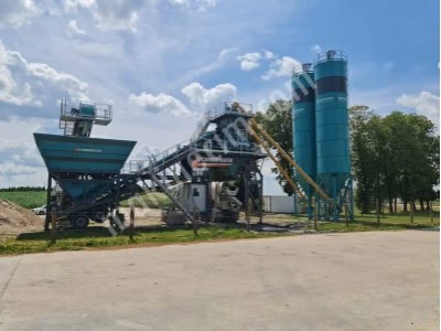 100 M3 Seyyar Beton Santrali Modern Tasarım