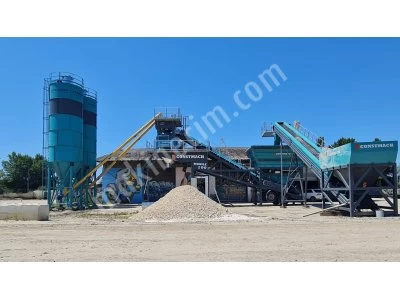 100 M3 Seyyar Beton Santrali Modern Tasarım