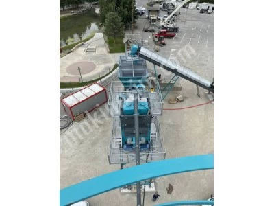 100 M3 Seyyar Beton Santrali Modern Tasarım