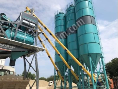 30 M3 Mini Seyyar Beton Santrali Avrupa Standartlarında Kalite
