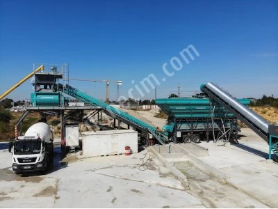 30 M3 Mini Seyyar Beton Santrali Avrupa Standartlarında Kalite