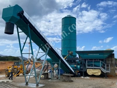 45 M3 Mini Seyyar Beton Santrali Güvenilir Performans