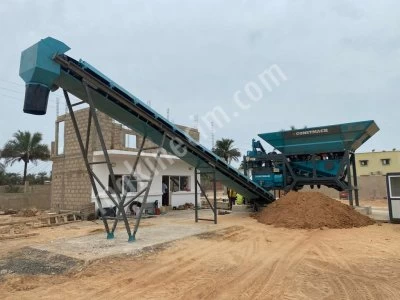 45 M3 Mini Seyyar Beton Santrali Güvenilir Performans