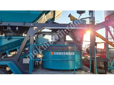 45 M3 Mini Seyyar Beton Santrali Güvenilir Performans