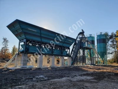 Profesyonel Çözümler 60 M3 Kapasiteli Kompakt Beton Santrali