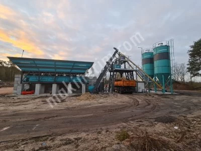 Profesyonel Çözümler 60 M3 Kapasiteli Kompakt Beton Santrali
