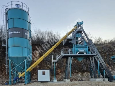 120 M3 Beton Santrali Kompakt Tip Yüksek Standartlarda Üretim