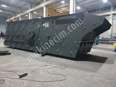 Titreşimli Elek 1200X4000 Mm 70-90 T/S Kapasiteli 2-3-4 Katlı Elek