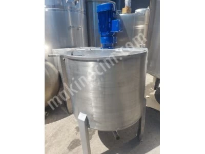 Paslanmaz Krom Deterjan Şampuan Mikseri 450 Litre Kimyasal Mikser