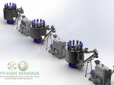 Pet Şişe Geri Dönüşüm Hattı 1500-2500-Kg Kapasiteli
