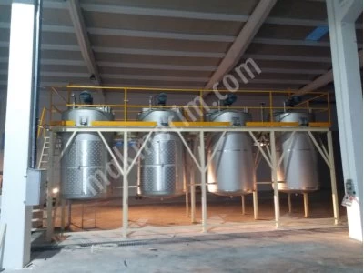 Stainless Steel Liquid Fertilizer Production Tanks
