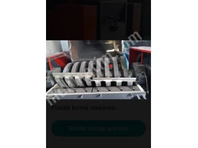 80Lik 3 Döner Plastik Kırma Makinası
