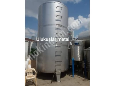 Ayçicek Yağı Tankı Paslanmaz 304 L Yag Depolama Stok Tankı