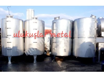 Ayçicek Yağı Tankı Paslanmaz 304 L Yag Depolama Stok Tankı