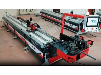 Boru Bükme Makinası Livmak 5 Eksen Asansörlü Malafalı Cnc