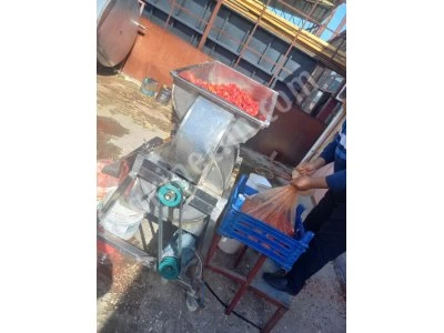 Salça Makinesi 'Biber Dometes Doğrama