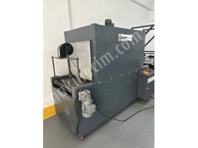 Yeni Gibi Yarı Otomatik Shrink Makinası Isı Tüneli + Poşet Yapıştırma