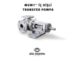 Mvm1” İç Dişli Transfer Pompa