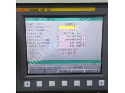 8 İnc Youjı Cnc Torna Tayvan Malı Sıfır Ayarında