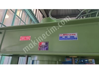 Hidrolik Pres / 200 Ton Hidrolik Pres