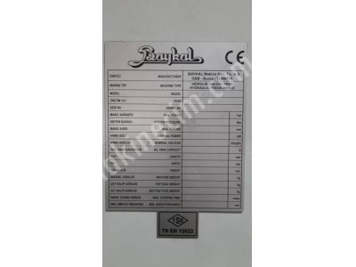 Abkant Pres , Baykal Apkant Ahps 31200 Baykal Giyotin