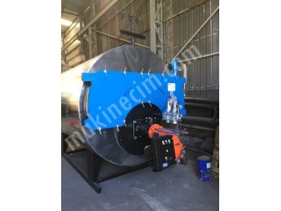 800 Kg/H Sıvı ve Gaz Yakıtlı Gbuhar Kazanı