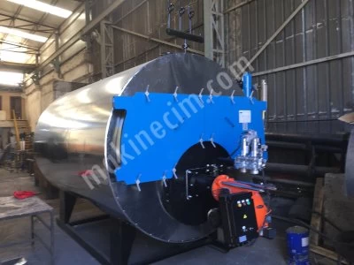 800 Kg/H Sıvı ve Gaz Yakıtlı Gbuhar Kazanı