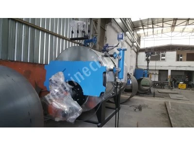 1.600 Kg/H Sıvı ve Gaz Yakıtlı Buhar Kazanı