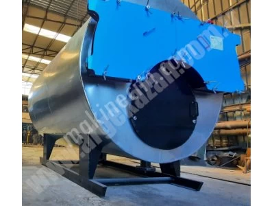 2.400 Kg/H Sıvı ve Gaz Yakıtlı 6 Bar Buhar Kazanı
