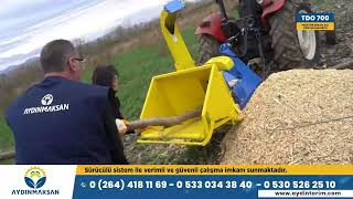Aydınmaksan Tdo-700 Traktör Tahrikli Dal Öğütme Makinası (13Cm)