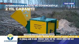 Aydınmaksan Tdo-510D Traktör Tahrikli Daire Testereli Dal Öğütme
