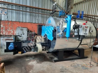 1.500 Kg/H Katı Yakıtlı 6 Bar Otomatik Yüklemeli Buhar Kazanı