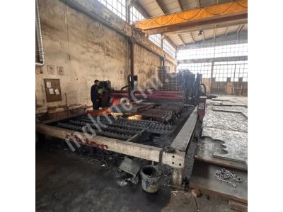 Alfatek Marka 3 X 8 Mt 4 Başlı Oksijen Kesim Tezgahı