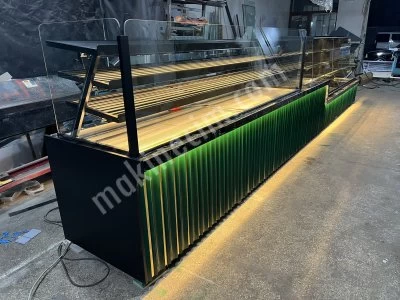 Pastane Ekler Kuru Pasta Yaş Pasta Tatlı Çikolata Vitrin Dolabı